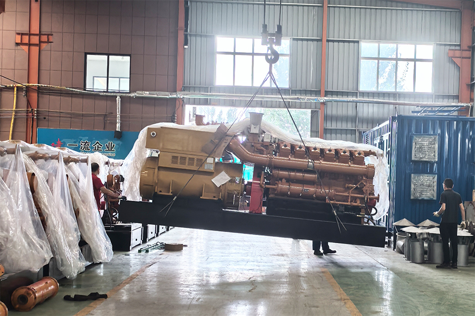祝賀山東西瓜影视9台600KW瓦斯發電機組銷（xiāo）往貴州