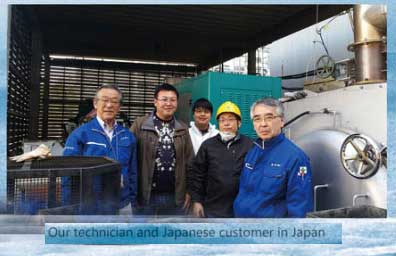 2台500kw沼氣（qì）發（fā）電機組準備銷往日本