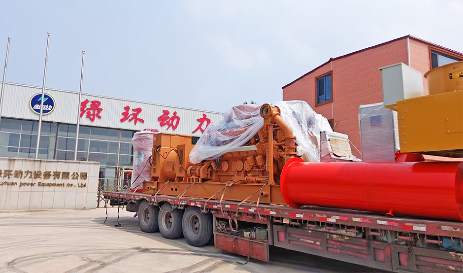山東西瓜影视動力1MW沼氣發電機組發往越（yuè）南
